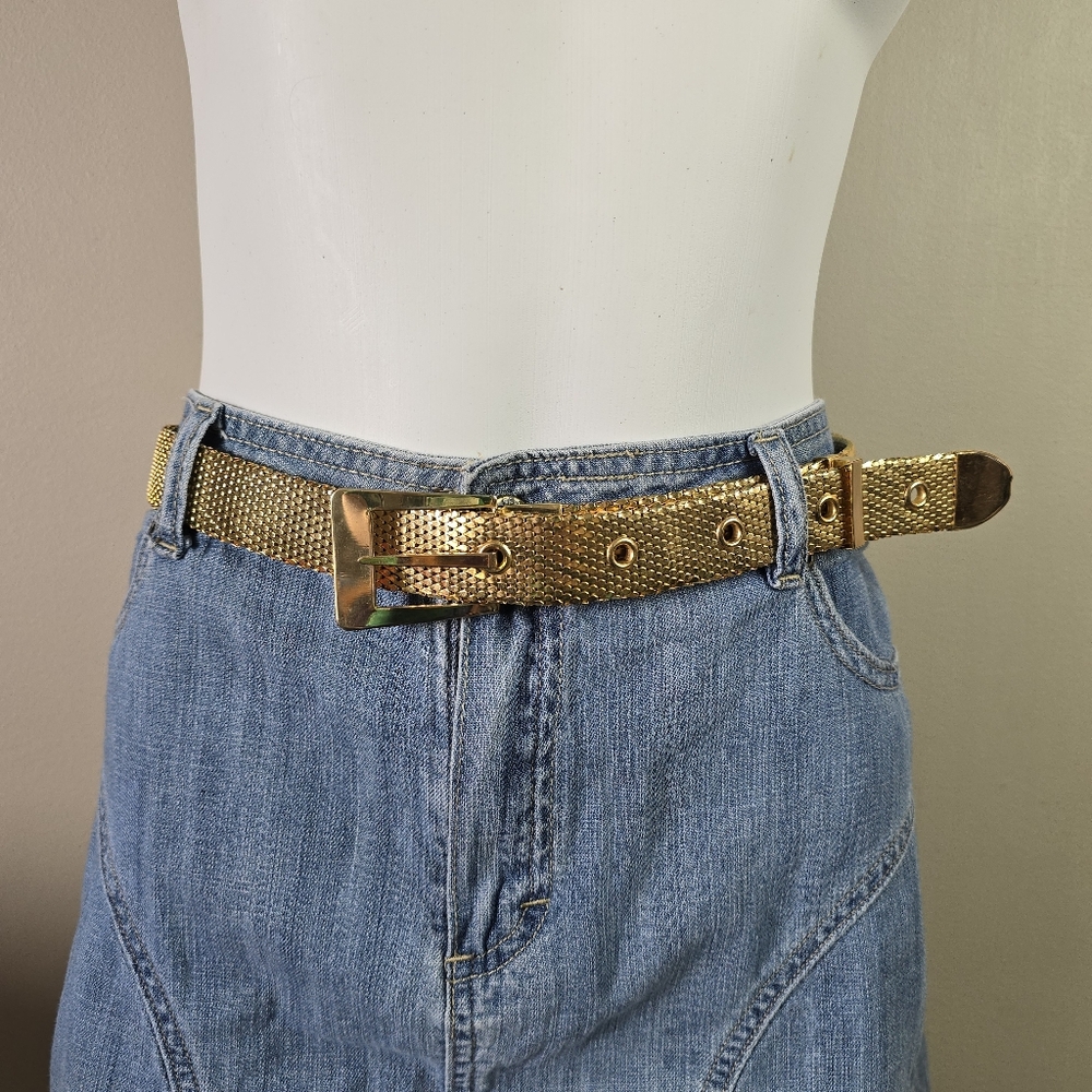 Stylish Gold Mesh Belt